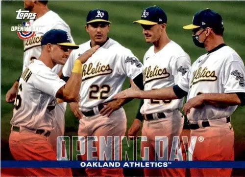 2022 Topps Opening Day Opening Day #OD-12 Oakland Athletics NM-MT - Baseball Card Single