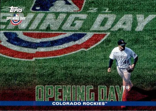 2022 Topps Opening Day Opening Day #OD-6 Colorado Rockies NM-MT - Baseball Card Single