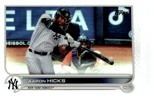 2022 Topps Rainbow Foil #497 Aaron Hicks NM-MT Yankees ID:43913 - Baseball Card Single