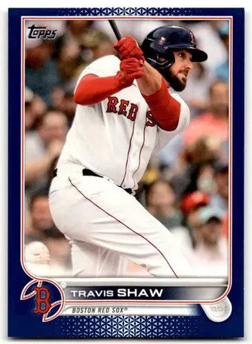 2022 Topps Royal Blue #88 Travis Shaw NM-MT Red Sox ID:42120 - Baseball Card Single