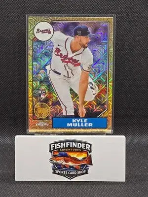 2022 Topps Series 1- 1987 Topps Chrome Silver Pack Series 1 Mojo Kyle Muller - Baseball Card Single