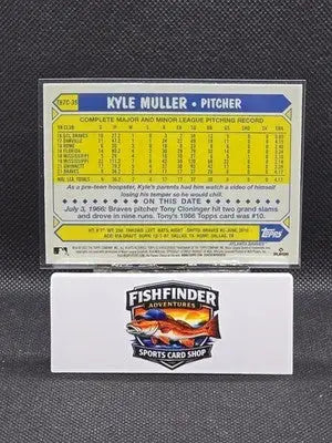 2022 Topps Series 1- 1987 Topps Chrome Silver Pack Series 1 Mojo Kyle Muller - Baseball Card Single