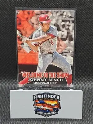 2022 Topps Series 1 - Welcome to the Show Johnny Bench #WTTS-44 - Baseball Card Single