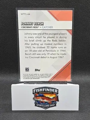 2022 Topps Series 1 - Welcome to the Show Johnny Bench #WTTS-44 - Baseball Card Single