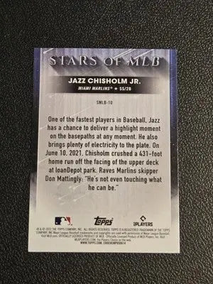 2022 Topps #SMLB-10 Jazz Chisholm Jr. Stars of MLB - Baseball Card Single