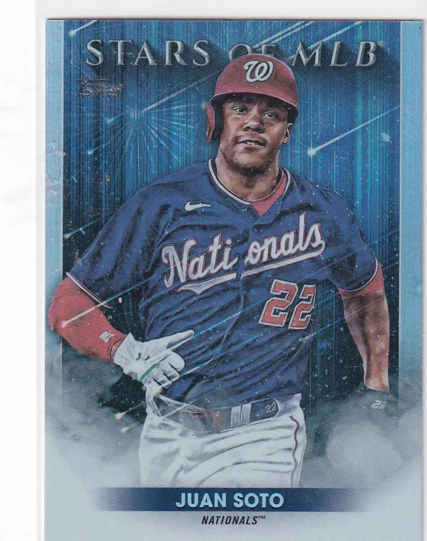 2022 TOPPS #SMLB-23 JUAN SOTO STARS OF MLB- WASHINGTON NATIONALS - Baseball Card Single