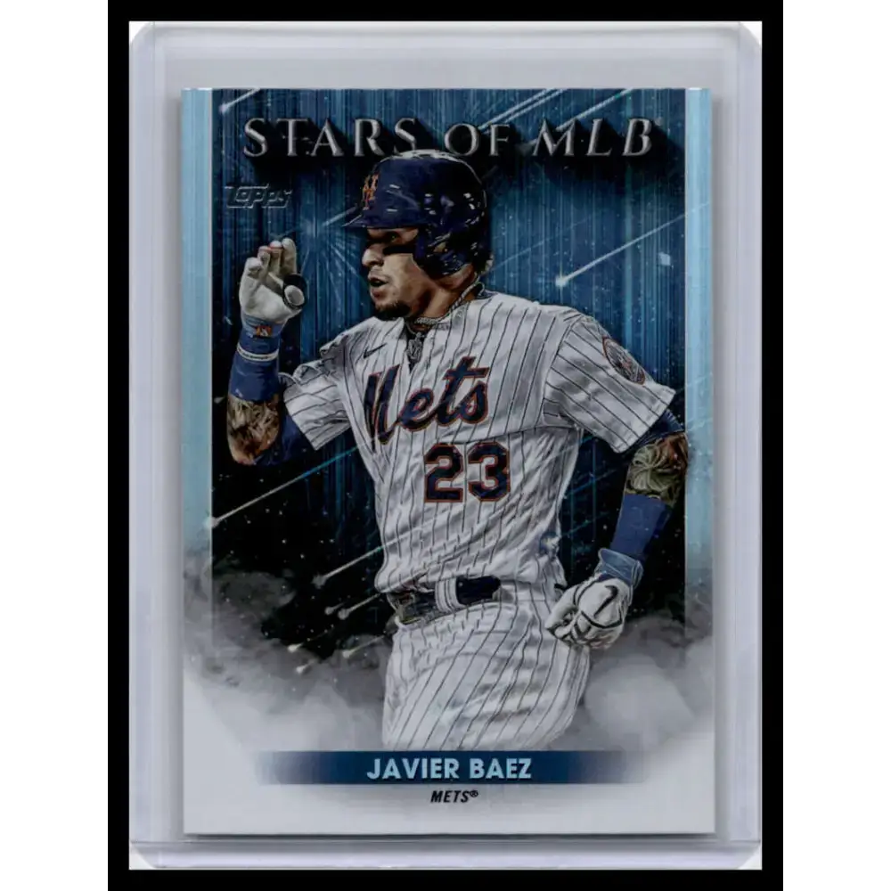 2022 Topps #SMLB-5 Javier Baez NM-MT New York Mets Baseball Card - Baseball Card Single