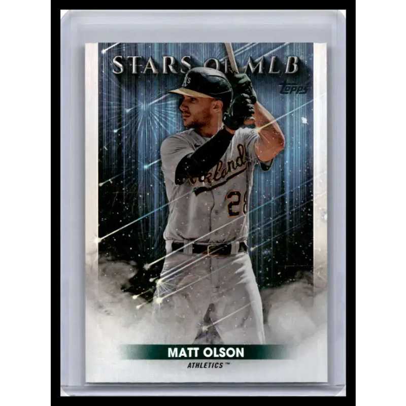 2022 Topps #SMLB-50 Matt Olson NM-MT Oakland Athletics Baseball Card - Baseball Card Single