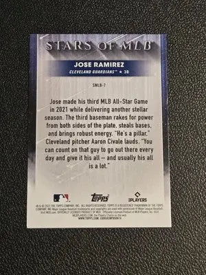 2022 Topps #SMLB-7 Jose Ramirez Stars of MLB - Baseball Card Single