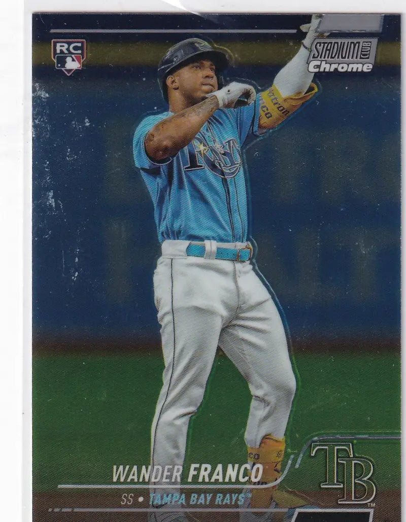 2022 TOPPS STADIUM #100 WANDER FRANCO- TAMPA BAY RAYS - Baseball Card Single