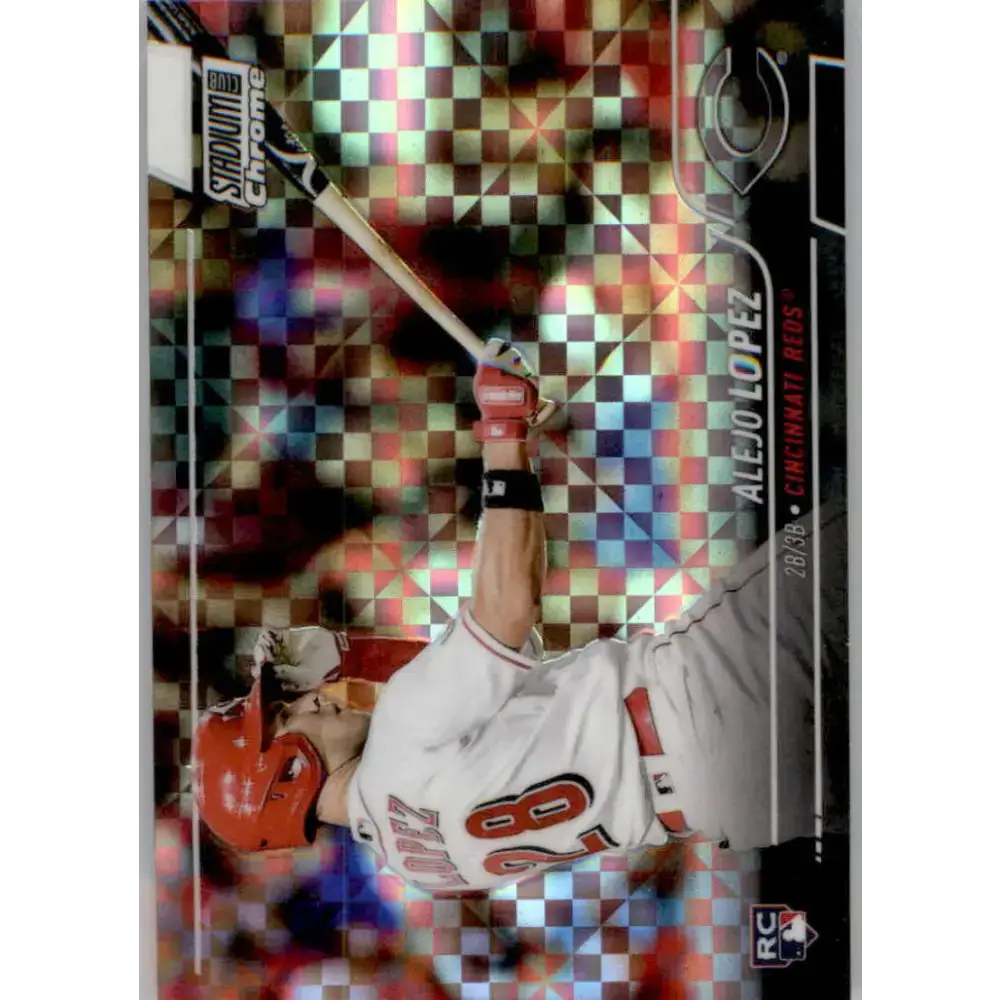2022 Topps Stadium Club Chrome X-Fractor #174 Alejo Lopez NM-MT RC Rookie Cincinnati Reds Baseball Card - Baseball Card