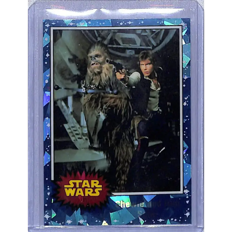2022 Topps Star Wars Sapphire #111 Chewie and Han Solo! NM-MT - Star Wars Card Single