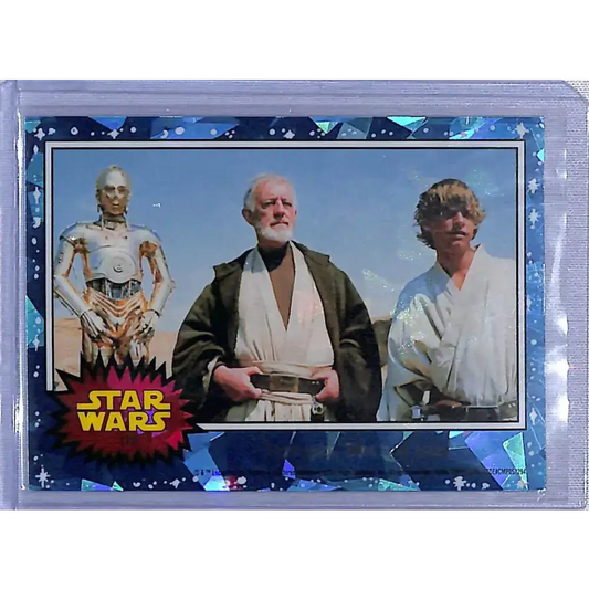 2022 Topps Star Wars Sapphire #119 Threepio Ben and Luke! NM-MT - Star Wars Card Single