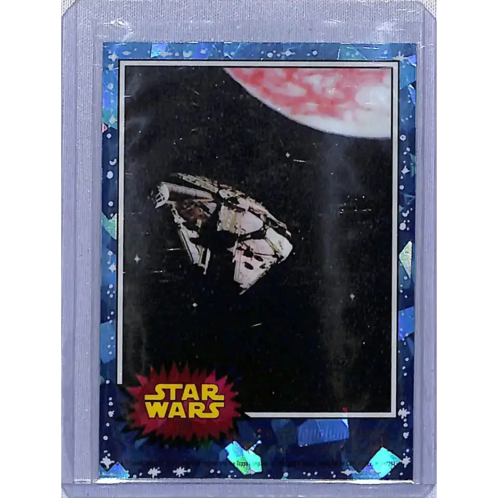 2022 Topps Star Wars Sapphire #122 The Millennium Falcon Speeds Through Space! NM-MT - Star Wars Card Single