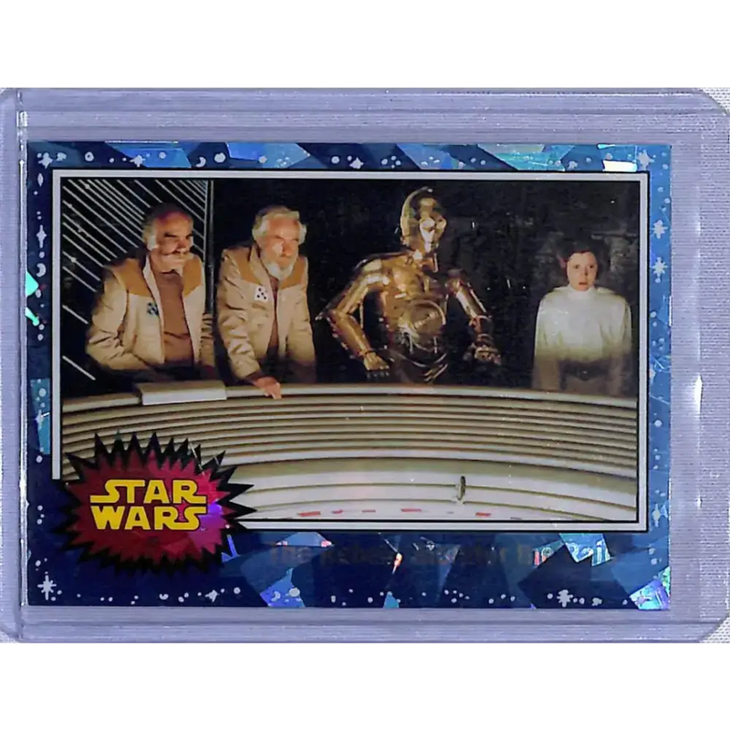 2022 Topps Star Wars Sapphire #49 The Rebels Monitor the Raid NM-MT - Star Wars Card Single
