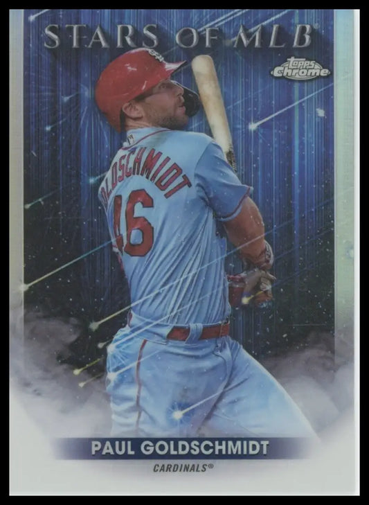 2022 Topps - Stars of MLB Chrome Paul Goldschmidt SMLBC-54 St. Louis Cardinals - Baseball Card Single