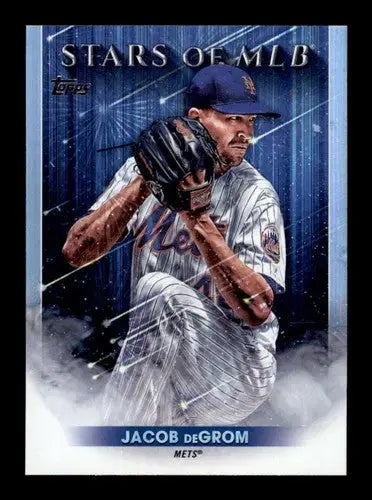 2022 Topps Stars of MLB #SMLB-13 Jacob deGrom NM-MT Mets - Baseball Card Single