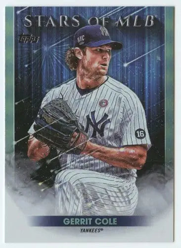 Gerrit Cole baseball card from 2022 Topps Stars of MLB with original gloss