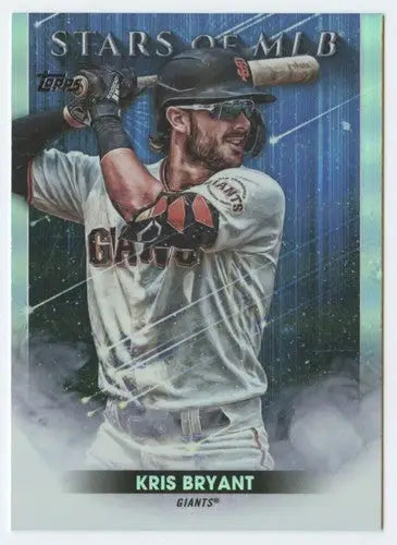 2022 Topps Stars Kris Bryant baseball card with original gloss from Giants