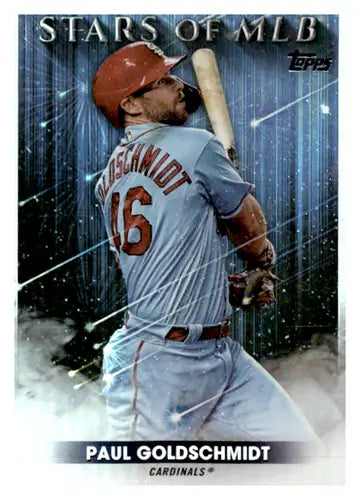 2022 Topps Stars of MLB Paul Goldschmidt baseball card with original gloss featuring Cardinals