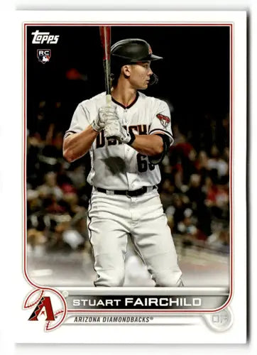 Baseball card featuring Stuart Fairchild from 2022 Topps Team Sets Arizona Diamondbacks