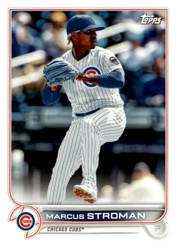 Marcus Stroman baseball card from 2022 Topps Team Sets Chicago Cubs series