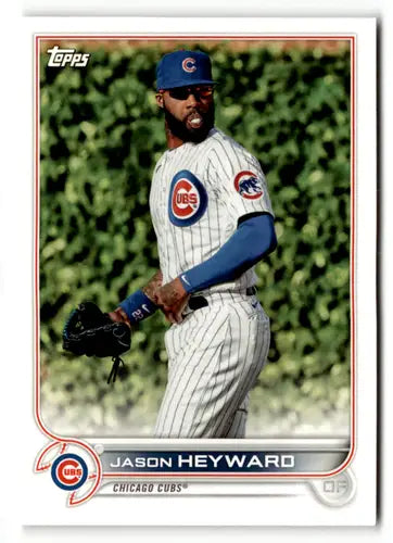 Jason Heyward baseball card from 2022 Topps Team Sets Chicago Cubs collection