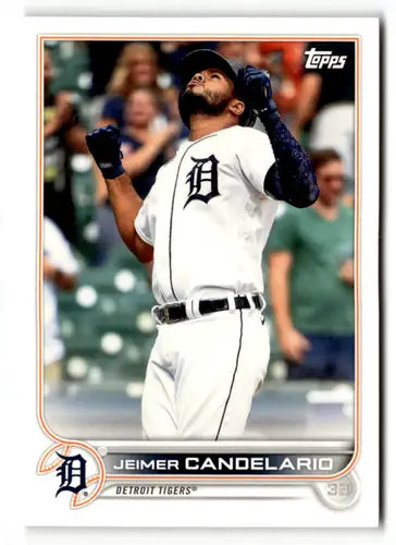 Jeimer Candelario baseball card from 2022 Topps Team Sets Detroit Tigers collection