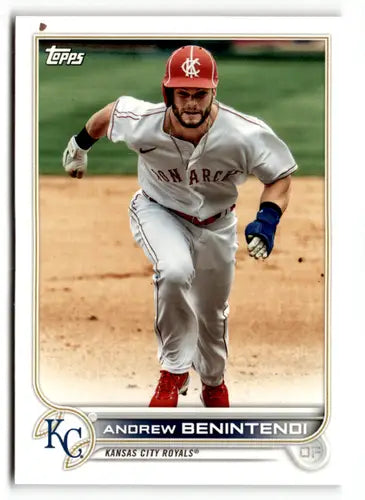 Andrew Benintendi Kansas City Royals baseball card from 2022 Topps Team Sets