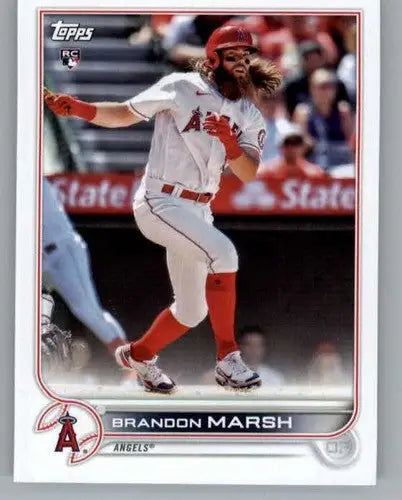 2022 Topps Team Sets Los Angeles Angels #LAA-16 Brandon Marsh NM-MT Ang ID:53906 - Baseball Card Single