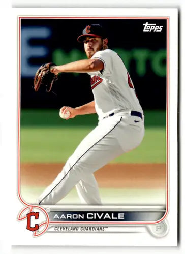 Aaron Civale baseball card from 2022 Topps Team Sets Philadelphia Phillies series