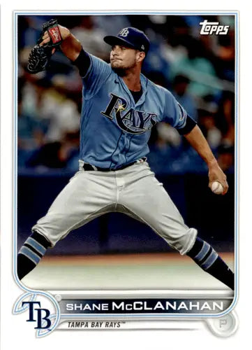 2022 Topps Team Sets Tampa Bay Rays Shane McClanahan baseball card NM-MT
