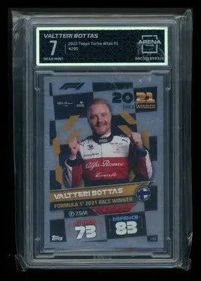 2022 Topps Turbo Attax Valtteri Bottas #295 Auto Racing Arena Club 7 - Racing Card Single