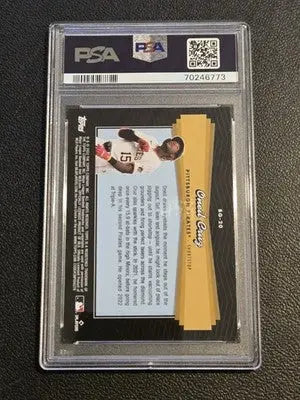 2022 Topps Update #BG-20 Oneil Cruz Topps Black Gold Blue PSA 8 - Baseball Card Single