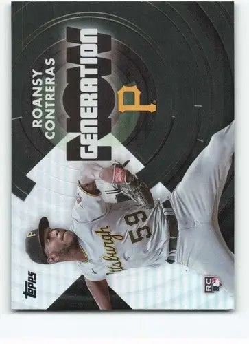 Baseball trading card of Roansy Contreras from 2022 Topps Update Generation series