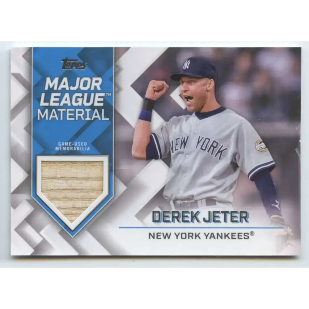 2022 Topps Update Major League Material Relics #MLM-DJ Derek Jeter NM-MT MEM New York Yankees Baseball Card - Baseball