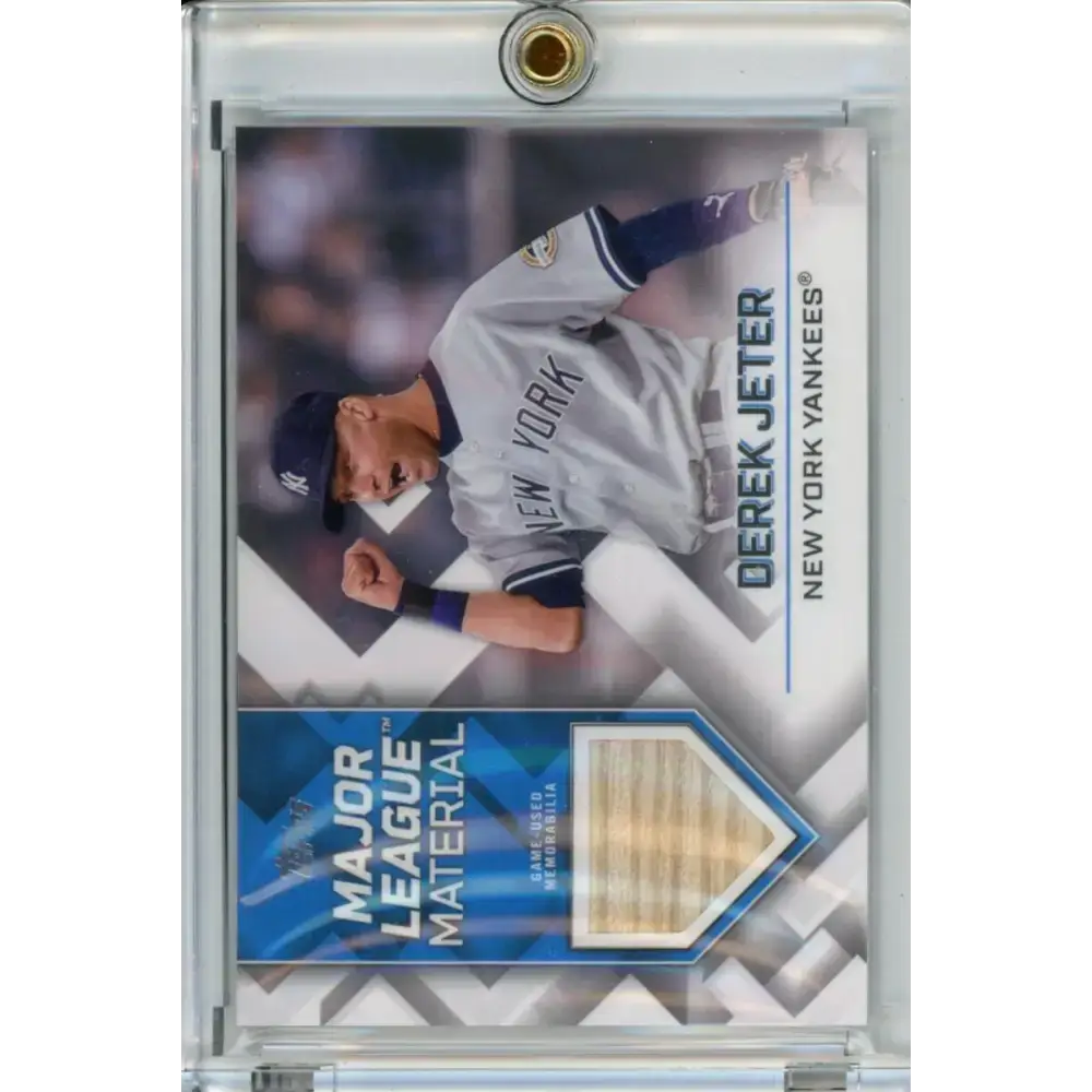 2022 Topps Update Major League Material Relics #MLM-DJ Derek Jeter NM-MT MEM New York Yankees Baseball Card - Baseball
