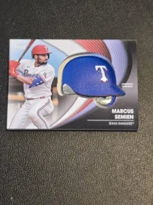 2022 Topps Update Marcus Semien Commemorative Batting Helmet Relic - Baseball Card Single