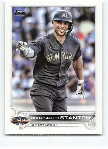 Giancarlo Stanton baseball card from Topps Update 2022 MLB All-Star Game with original gloss