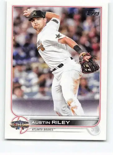 2022 Topps Update Austin Riley baseball card with original gloss from MLB All-Star Game