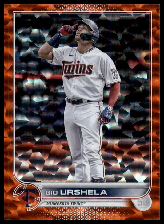 2022 Topps Update - Orange Foil Gio Urshela US130 /299 Minnesota Twins NM - Baseball Card Single