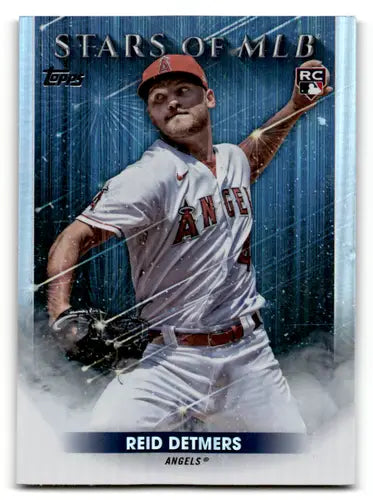 Reid Detmers baseball card from 2022 Topps Update Stars of MLB series