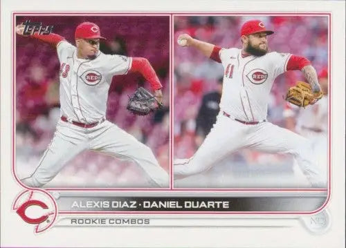 2022 Topps Update #US135 Daniel Duarte/Alexis Diaz NM-MT RC Rookie Reds ID:78681 - Baseball Card Single