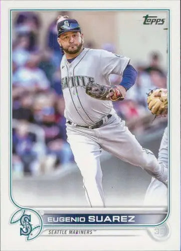 Official 2022 Topps Update US137 Eugenio Suarez Mariners baseball card image