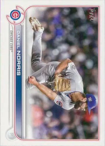 2022 Topps Update Daniel Norris baseball card with original gloss near mint Cubs ID 47488