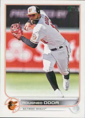 2022 Topps Update US152 Rougned Odor Orioles baseball card with original gloss