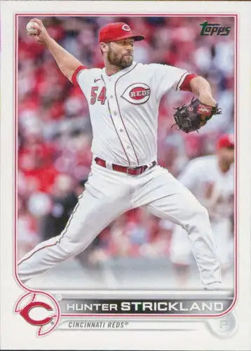 2022 Topps Update US159 Hunter Strickland baseball card Reds NM-MT ID47089