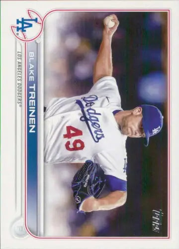 2022 Topps Update #US164 Blake Treinen NM-MT Dodgers ID:47489 - Baseball Card Single