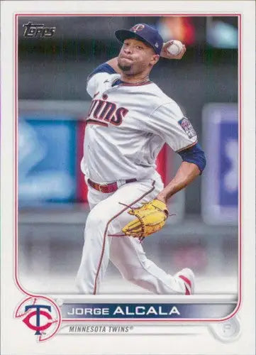 2022 Topps Update US201 Jorge Alcala Twins baseball card ID 47146