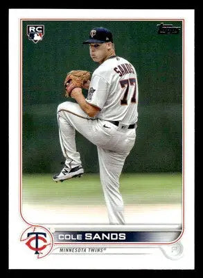 2022 Topps Update #US208 Cole Sands - Baseball Card Single